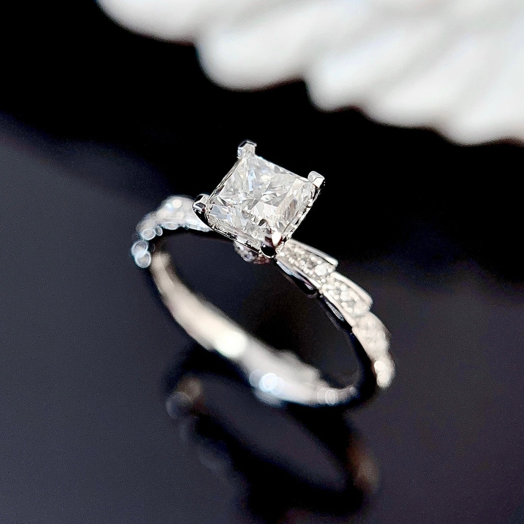 Princess Lab Grown Diamond Engagement Ring