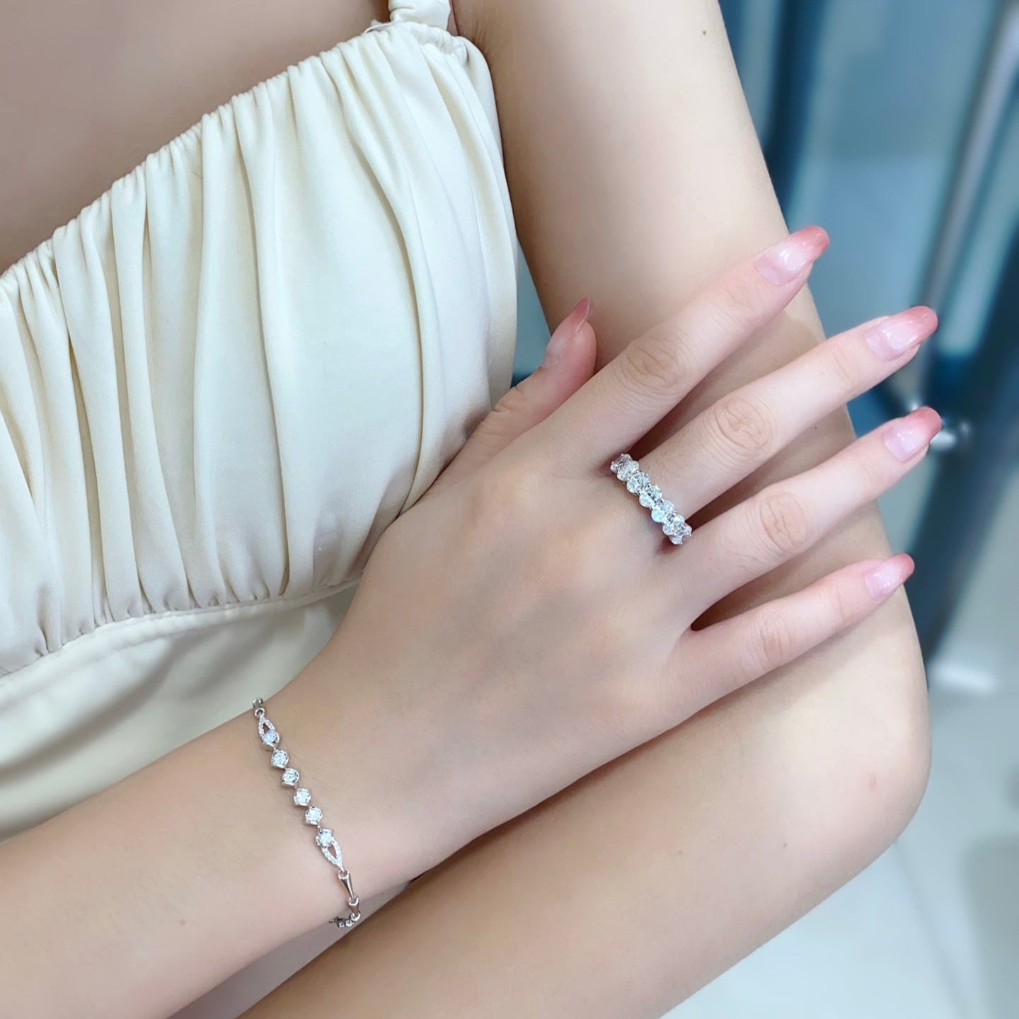 Bubble Lab Grown Diamond Bracelet