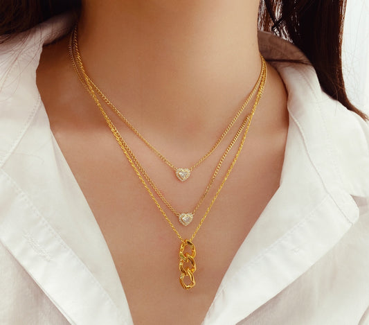 Heart Halo Lab Grown Diamond Necklace