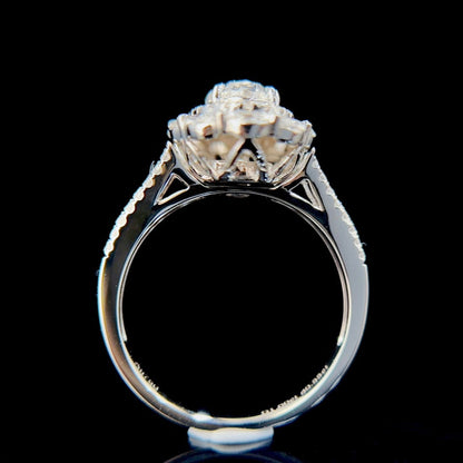Vintage Oval Convertible Lab Grown Diamond Ring & Necklace