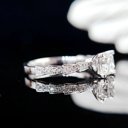 Princess Lab Grown Diamond Engagement Ring