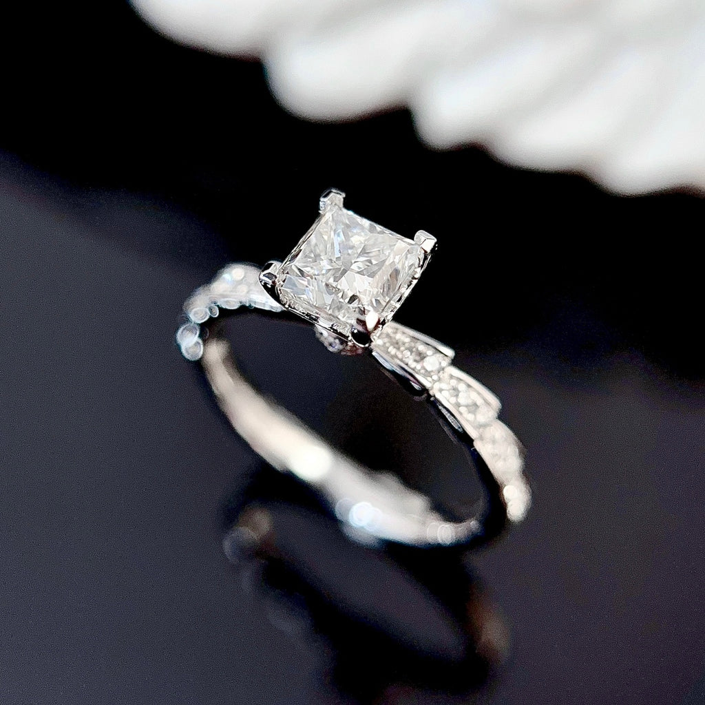 Princess Lab Grown Diamond Engagement Ring