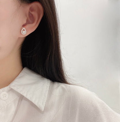 Tulip Detachable Ear Jacket Lab Grown Diamond Earstuds(Pair)