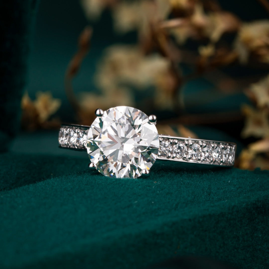 2 1/2ct The Morgan Lab Grown Diamond Engagement Ring in Platinum