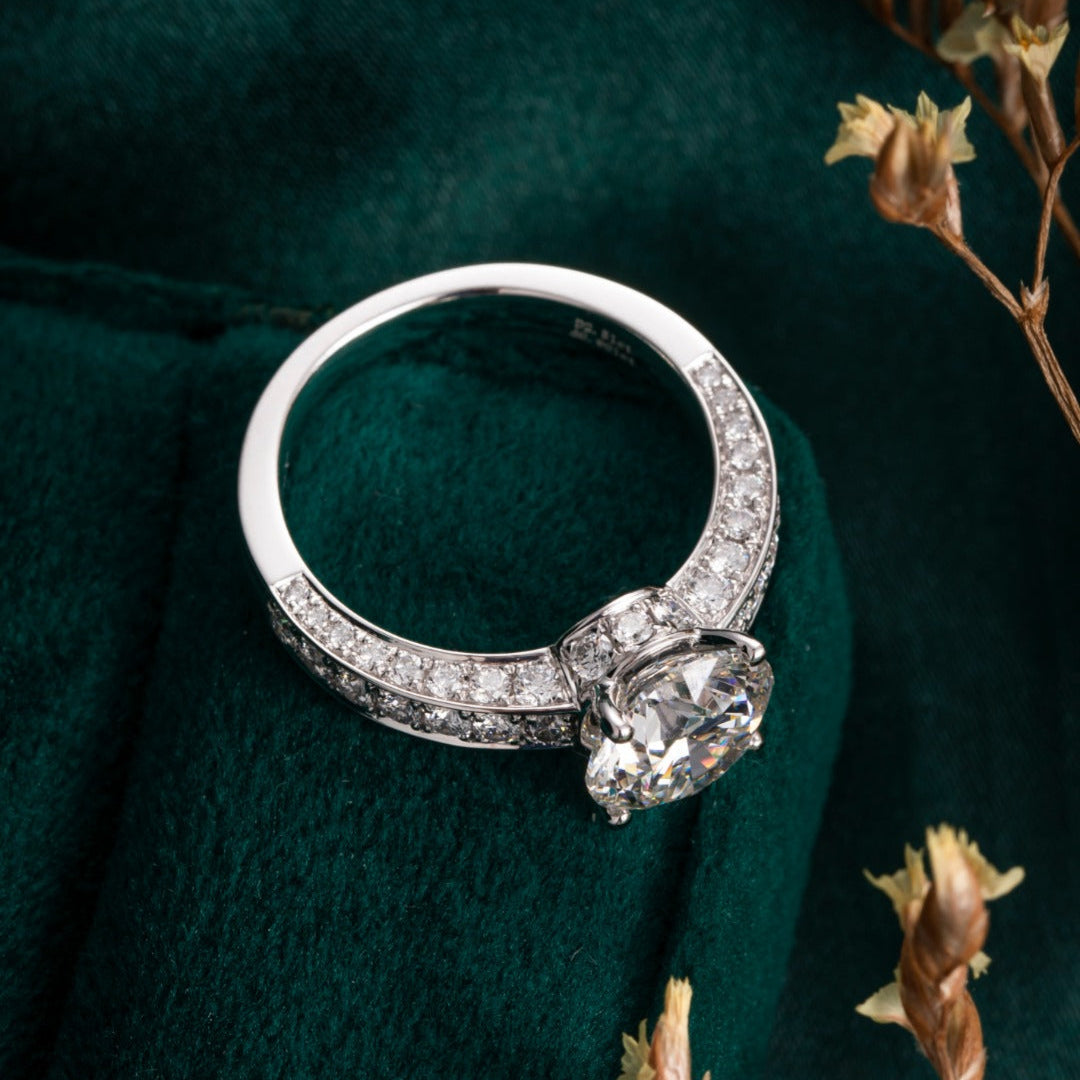 2 1/2ct The Morgan Lab Grown Diamond Engagement Ring in Platinum
