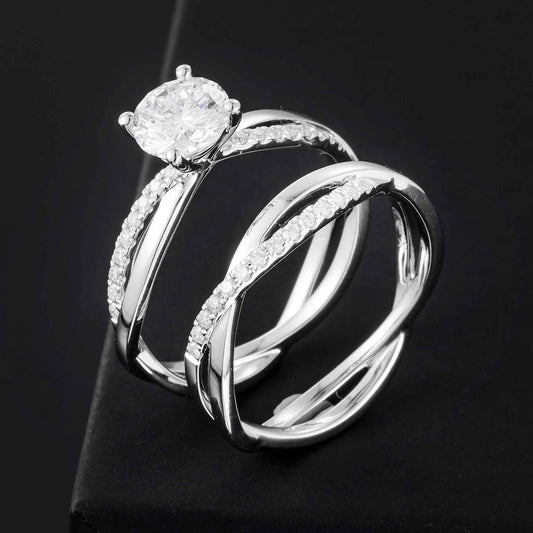 Petite Twist Diamond Wedding Ring
