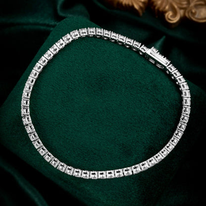 4ct Round Lab Grown Diamond Tennis Bracelet 6-7.5 Inch in 14k White Gold