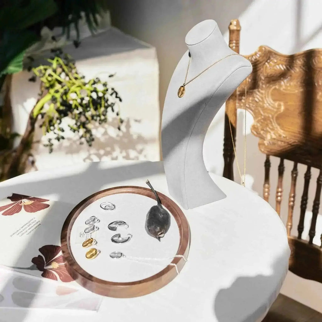 Large Circle Signet Earstuds