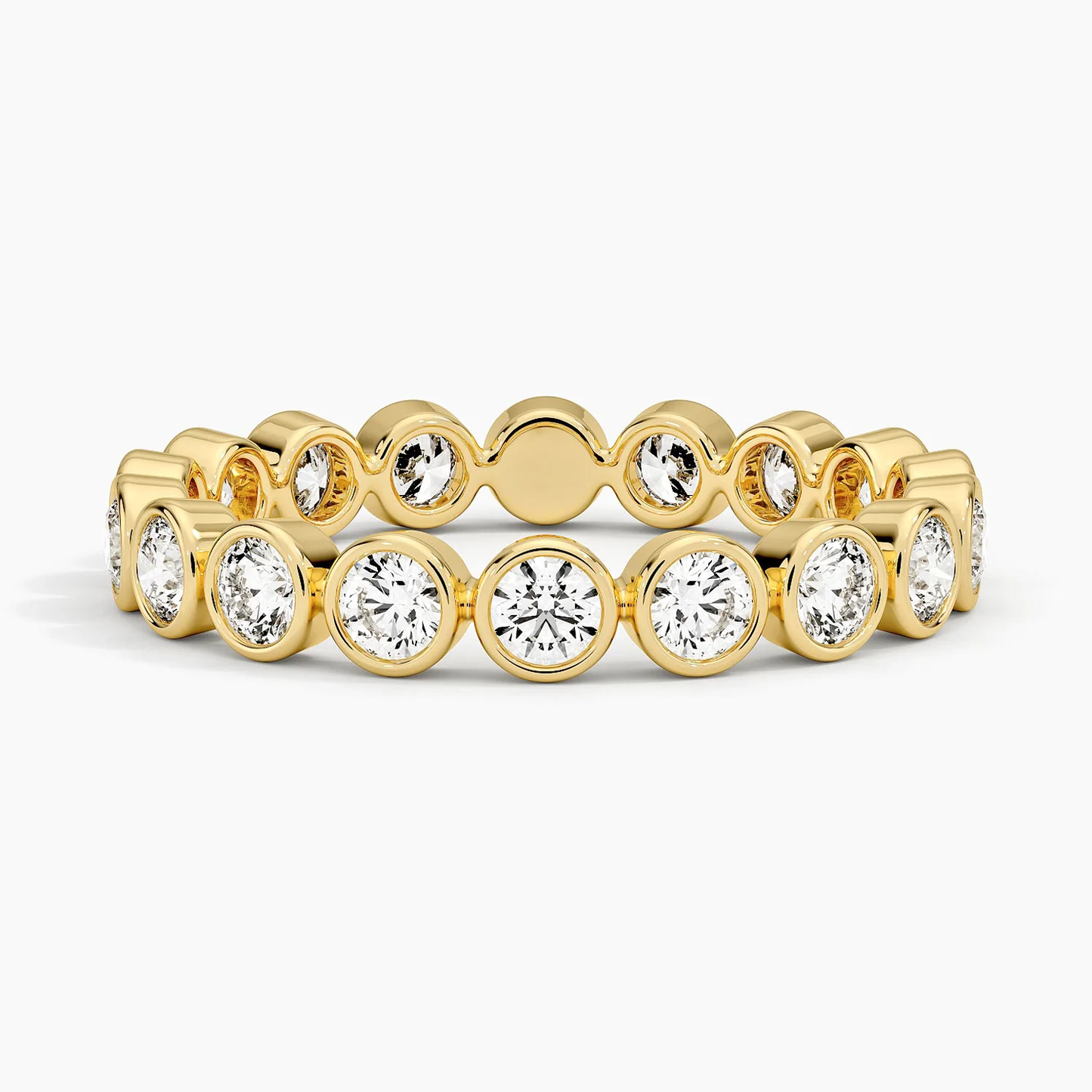 1ctw Bubble Lab Grown Diamond Eternity Ring in 14K Gold
