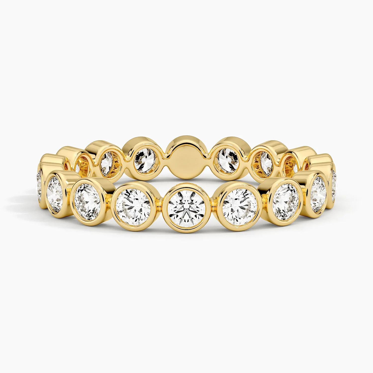 1ctw Bubble Lab Grown Diamond Eternity Ring in 14K Gold
