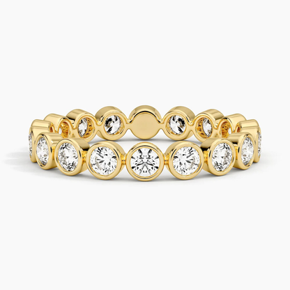 1ctw Bubble Lab Grown Diamond Eternity Ring in 14K Gold