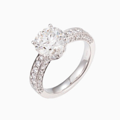 2 1/2 The Morgan Lab Grown Diamond Engagement Ring in Platinum