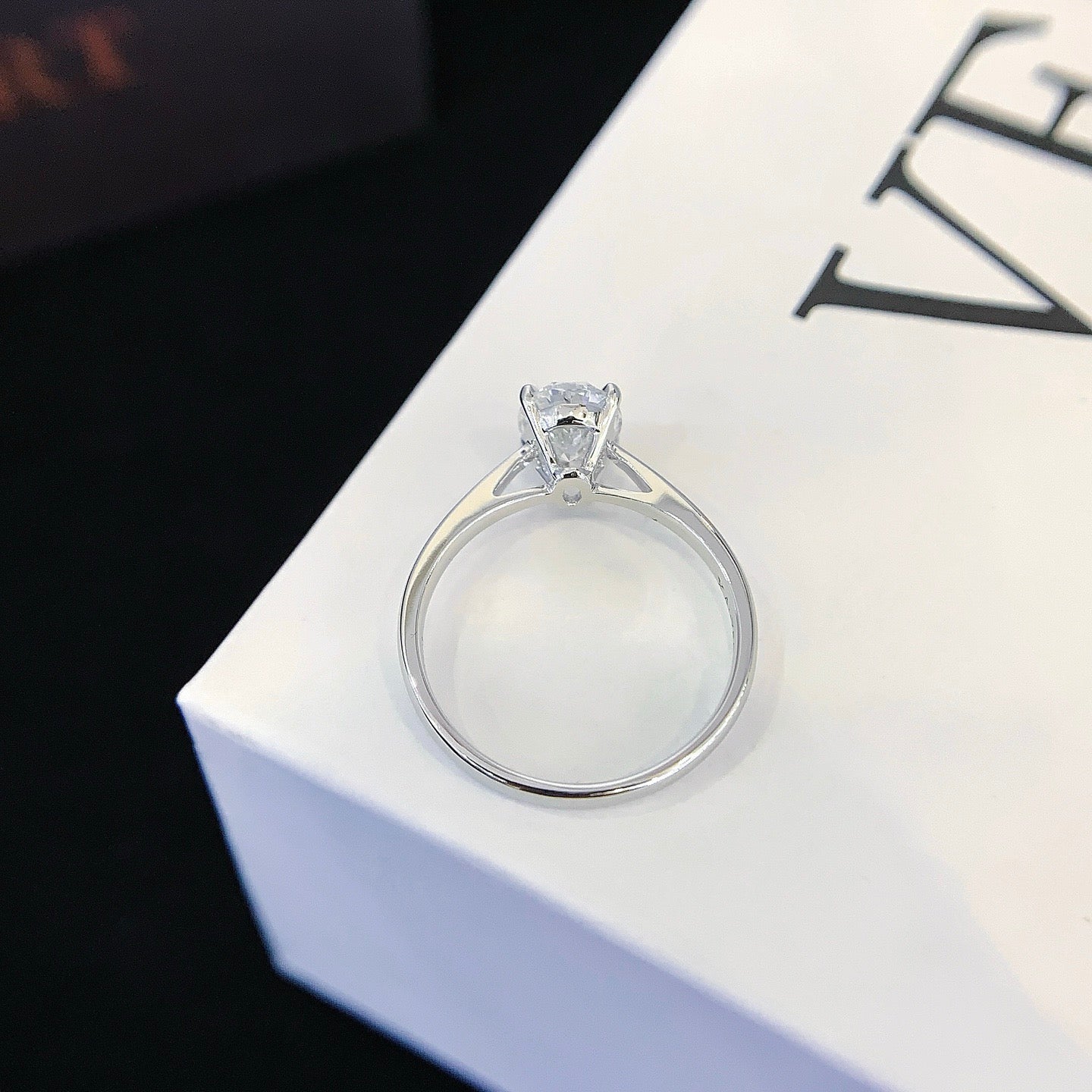 2 ct The Petite 4-Prong Solitaire Oval Lab Grown Diamond Engagement Ring in 14K Yellow Gold