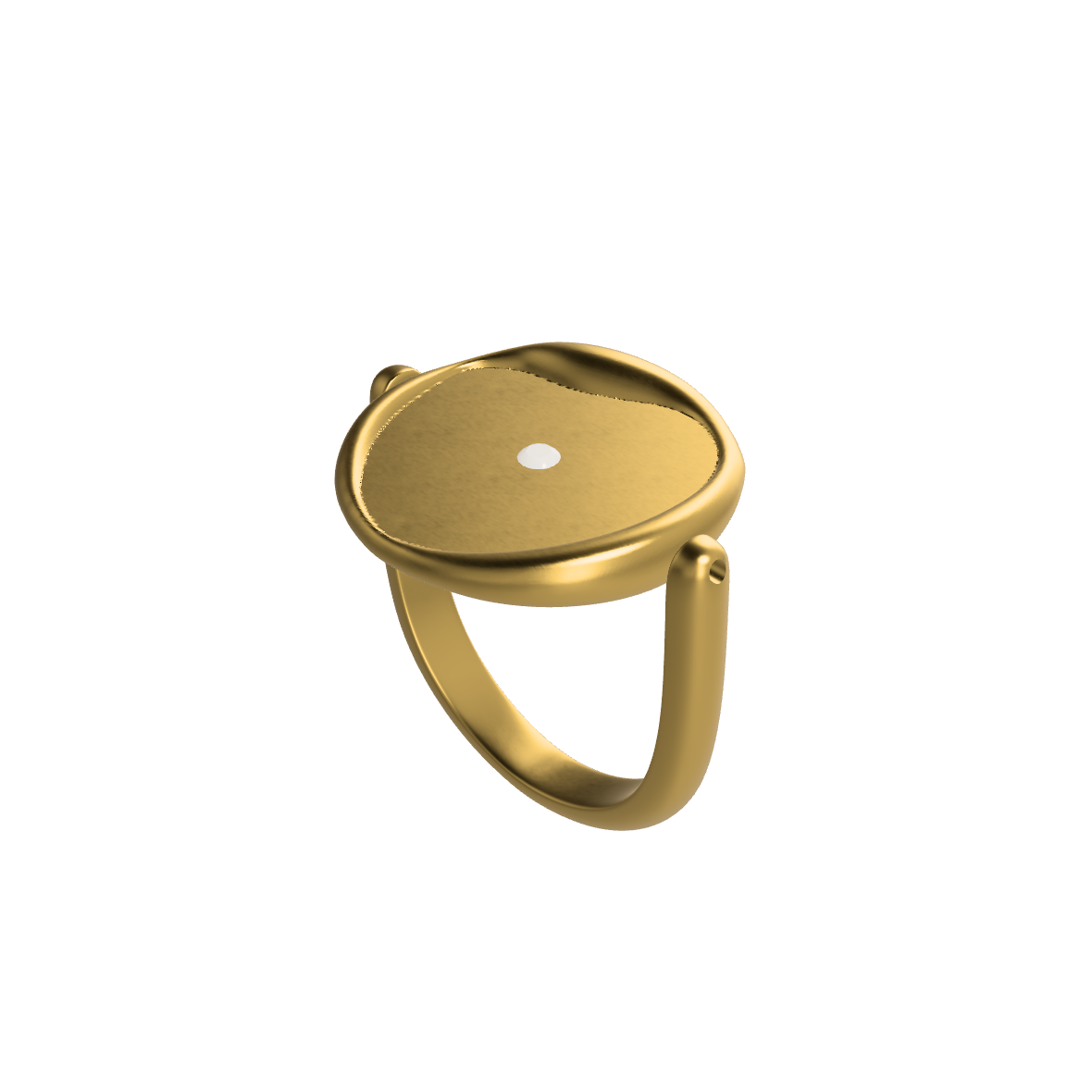 Personalized Flip Signet Ring