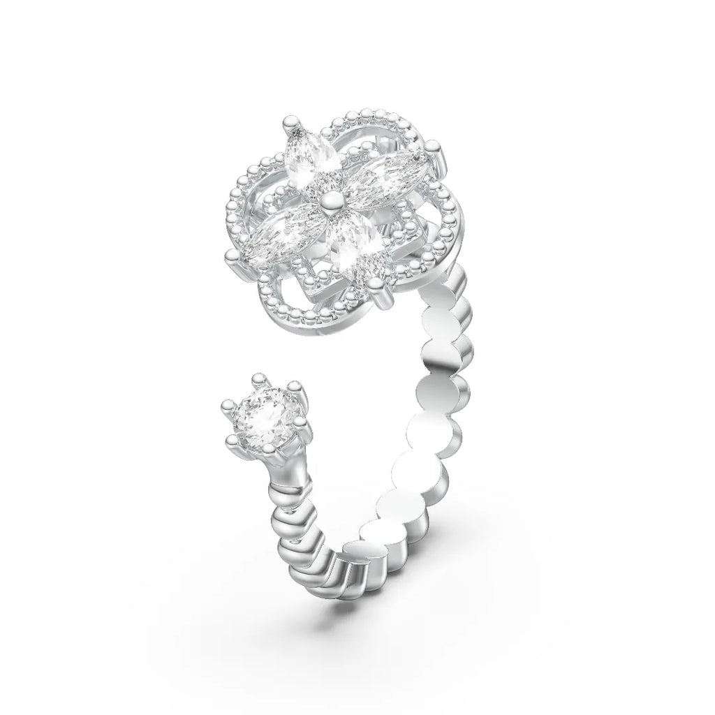 Hollow Clover Ring